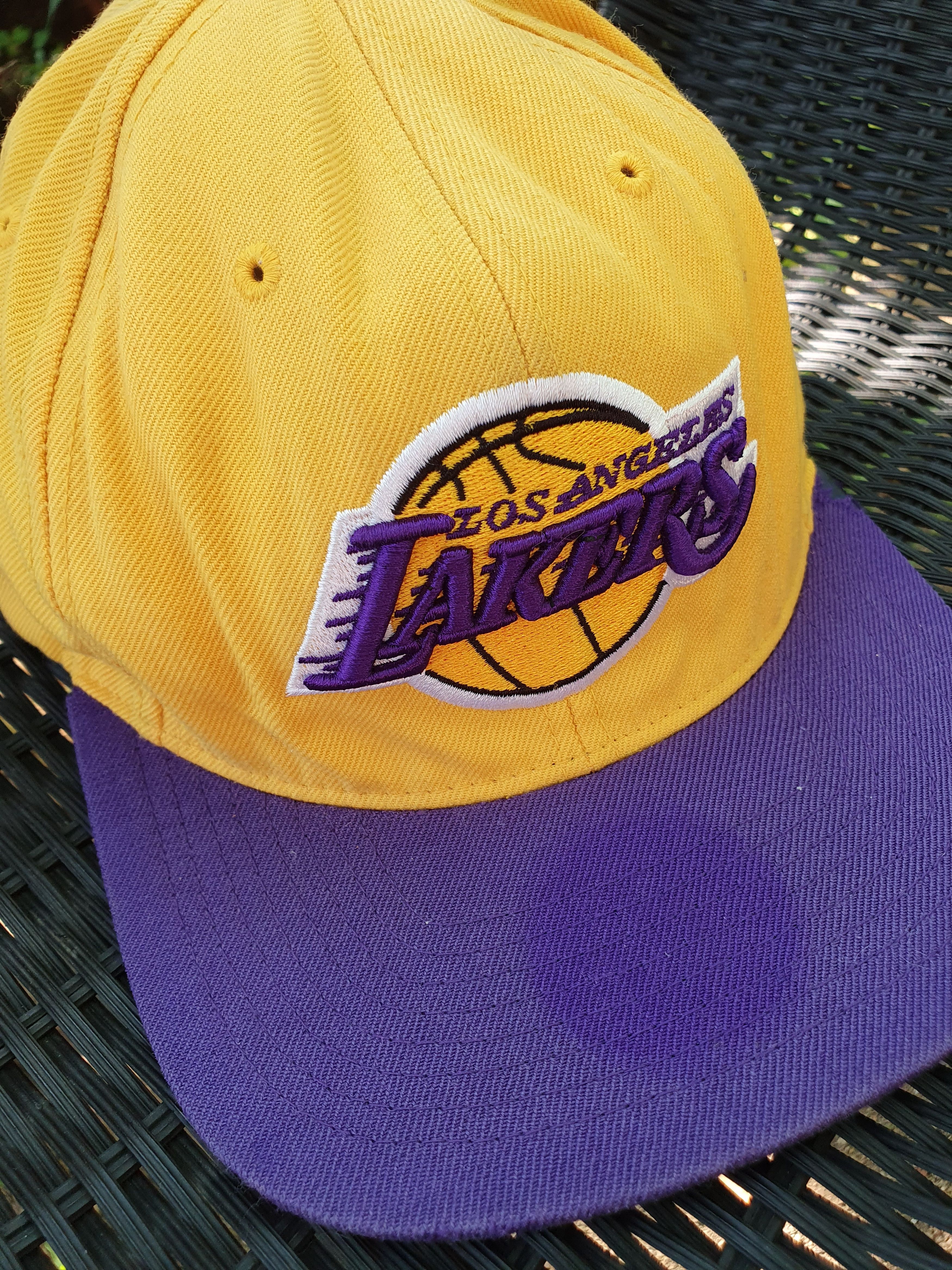 Mitchell & Ness × NBA LA Lakers Mitchell & Ness Hardwood Snapback Hat size all Size ONE SIZE - 7 Thumbnail