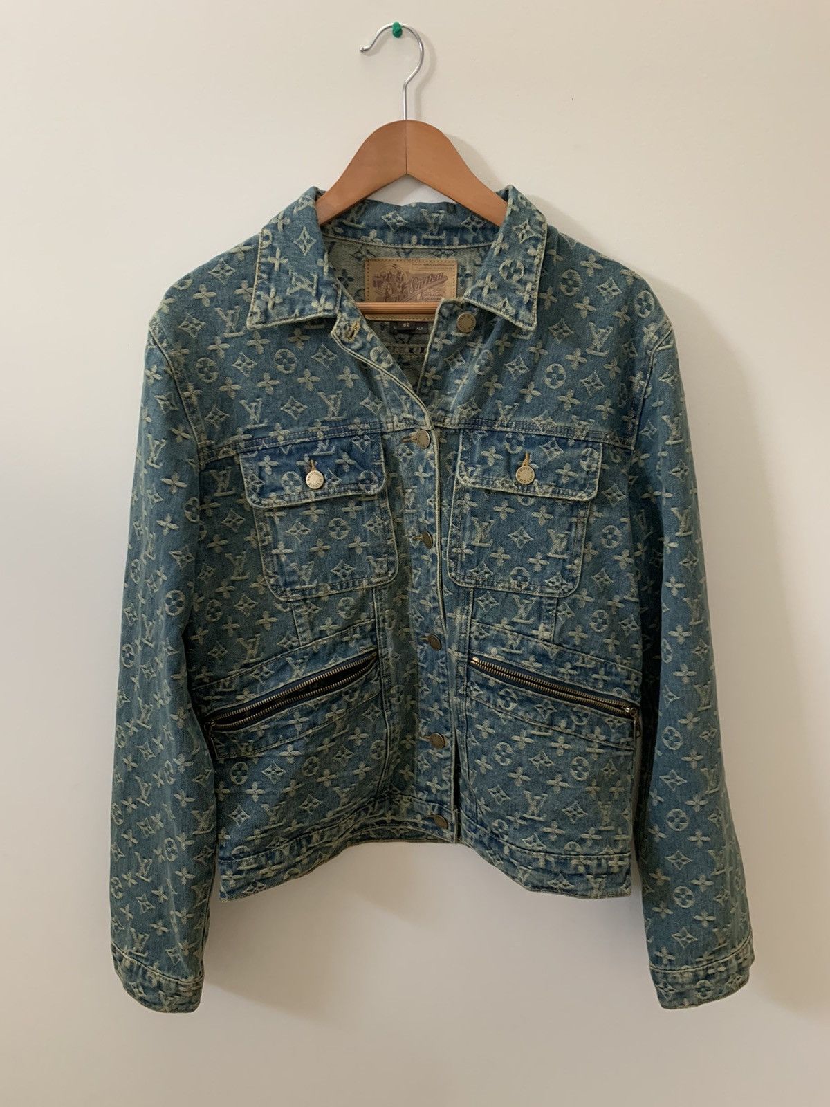 Louis Vuitton Japan Exclusive Monogram Denim Jacket | Grailed