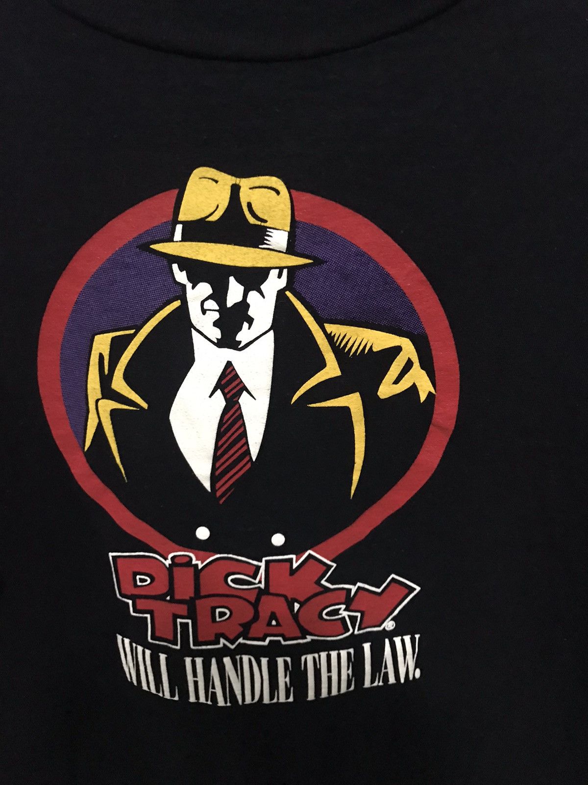 Band Tees × Vintage Vintage Dick Tracy Will Handle The Law Movie Shirt Size US L / EU 52-54 / 3 - 3 Thumbnail