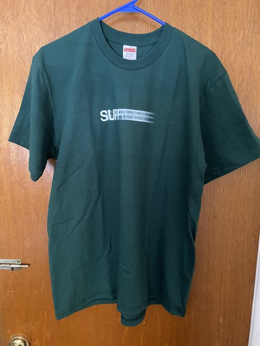 Supreme Supreme Motion Logo Tee Dark Green | Grailed