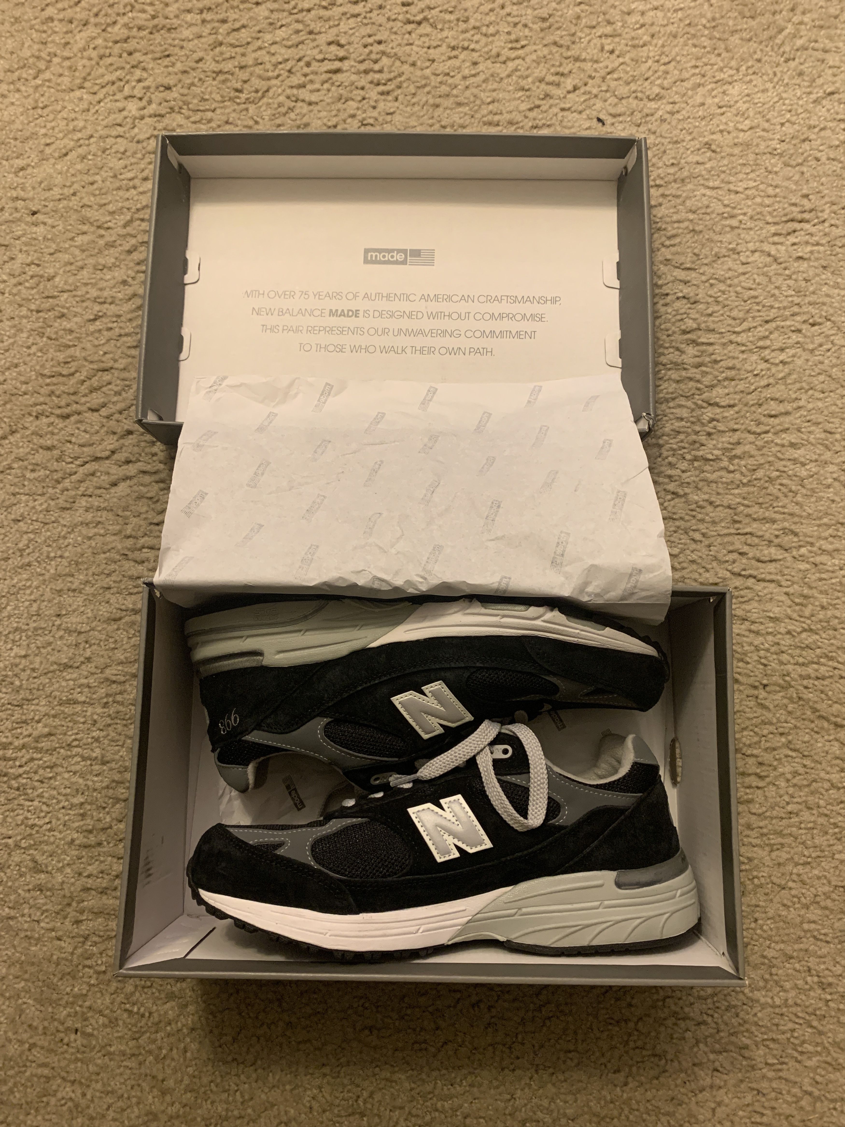 New Balance new balance 993BK Width is X-Wide (4E) | Grailed