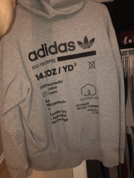 Adidas built for purpose 2024 hoodie