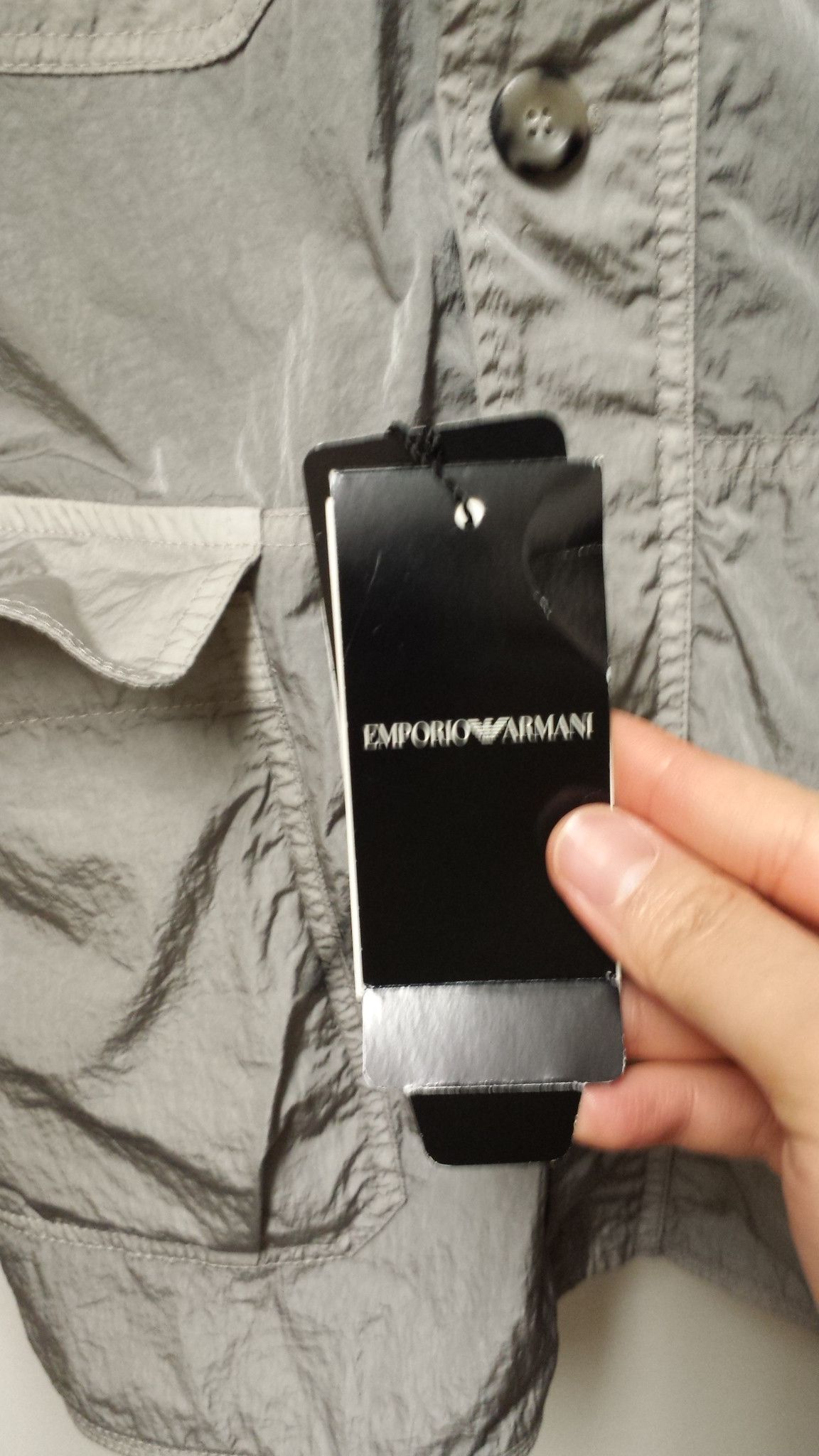 Emporio Armani Emporio Armani Nylon Metal Hoodie Jacket Size US M / EU 48-50 / 2 - 4 Thumbnail