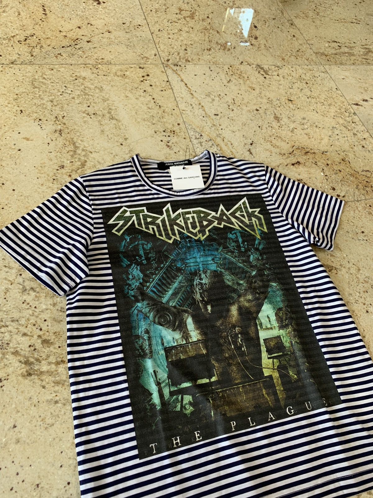Junya Watanabe “Strikeback” Stripe Tee, SS Size US XS / EU 42 / 0 - 4 Thumbnail