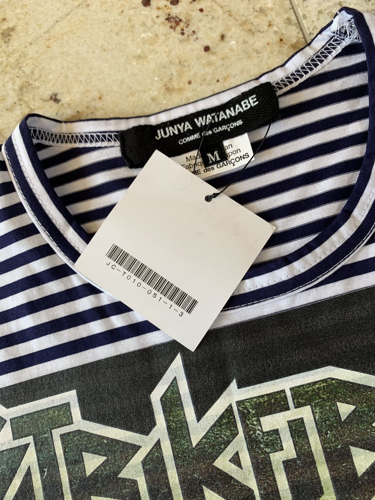 Junya Watanabe “Strikeback” Stripe Tee, SS Size US XS / EU 42 / 0 - 7 Thumbnail