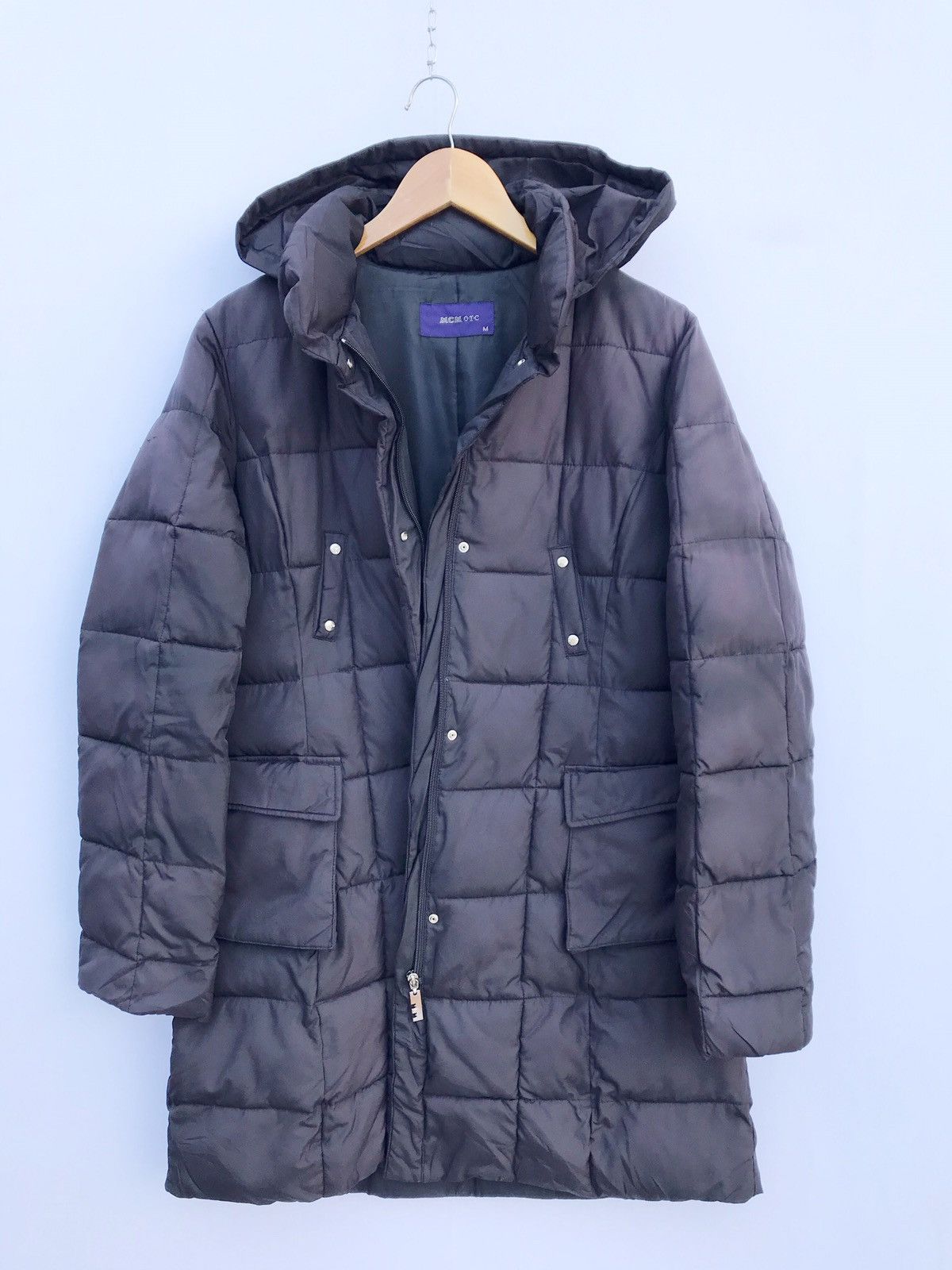 MCM MCM OTC PUFFER HOODIE COAT | Grailed