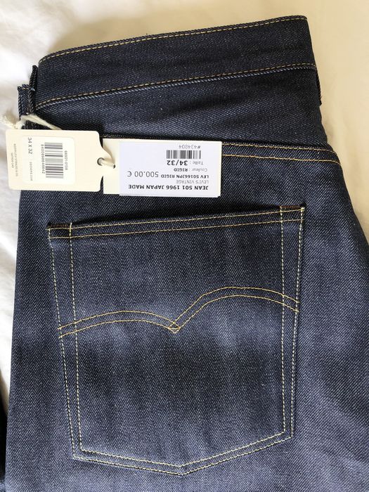 Levis Vintage Clothing 1966 501 Jeans - Rigid