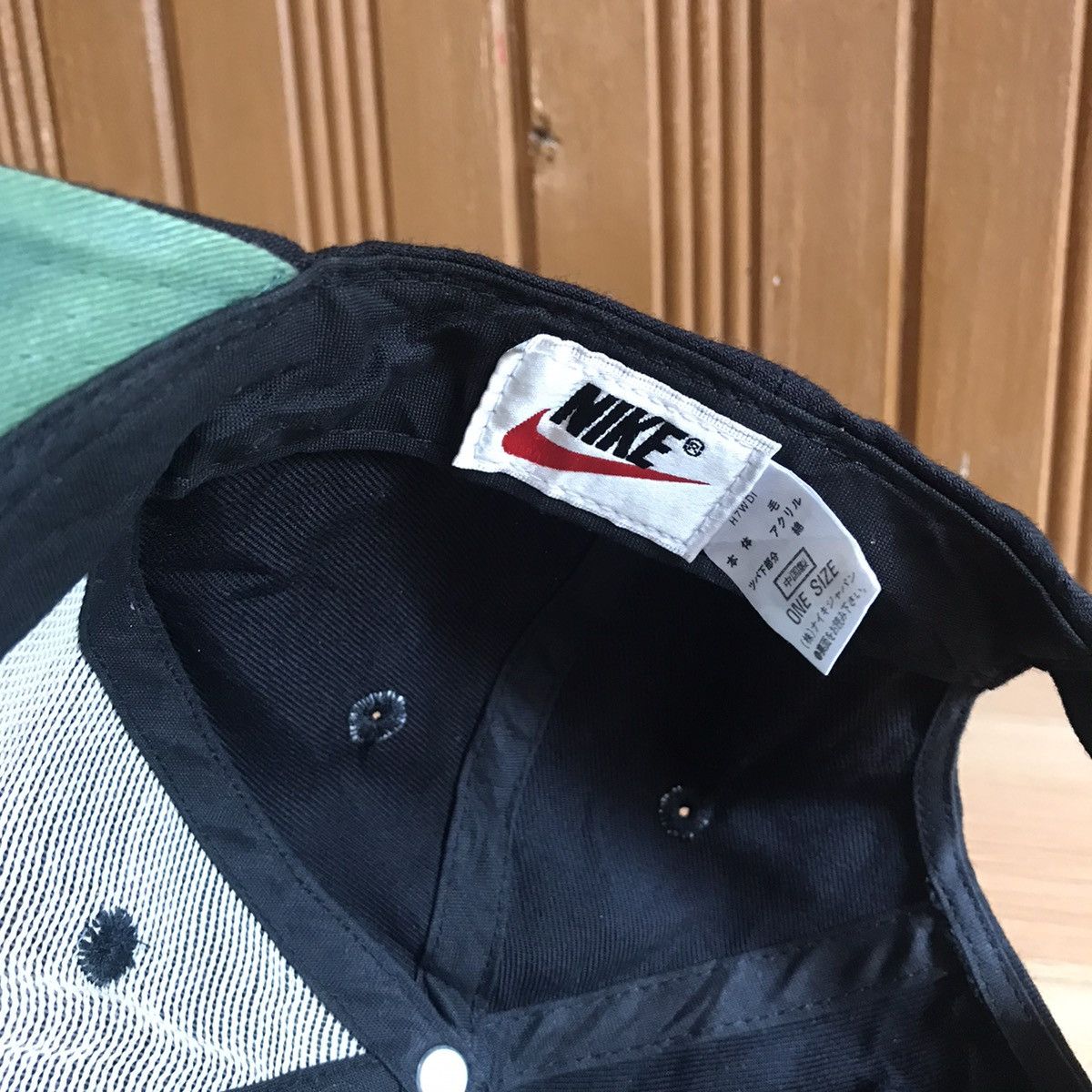 Nike × Vintage Vintage 90s Nike cap metal logo strapback rare design Size ONE SIZE - 8 Thumbnail