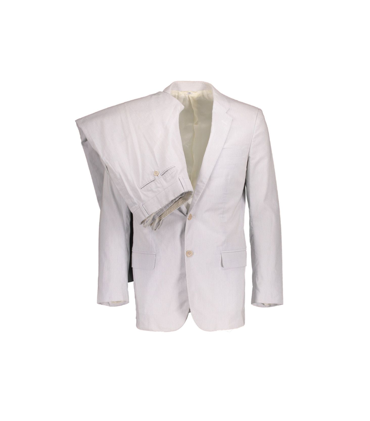 Helmut Lang Light Grey Two Piece Suit Chest 38in