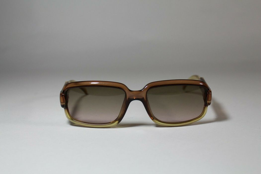 Gucci Vintage Gucci GG 2475/S Square Sunglasses Brown Gold Emblem | Grailed