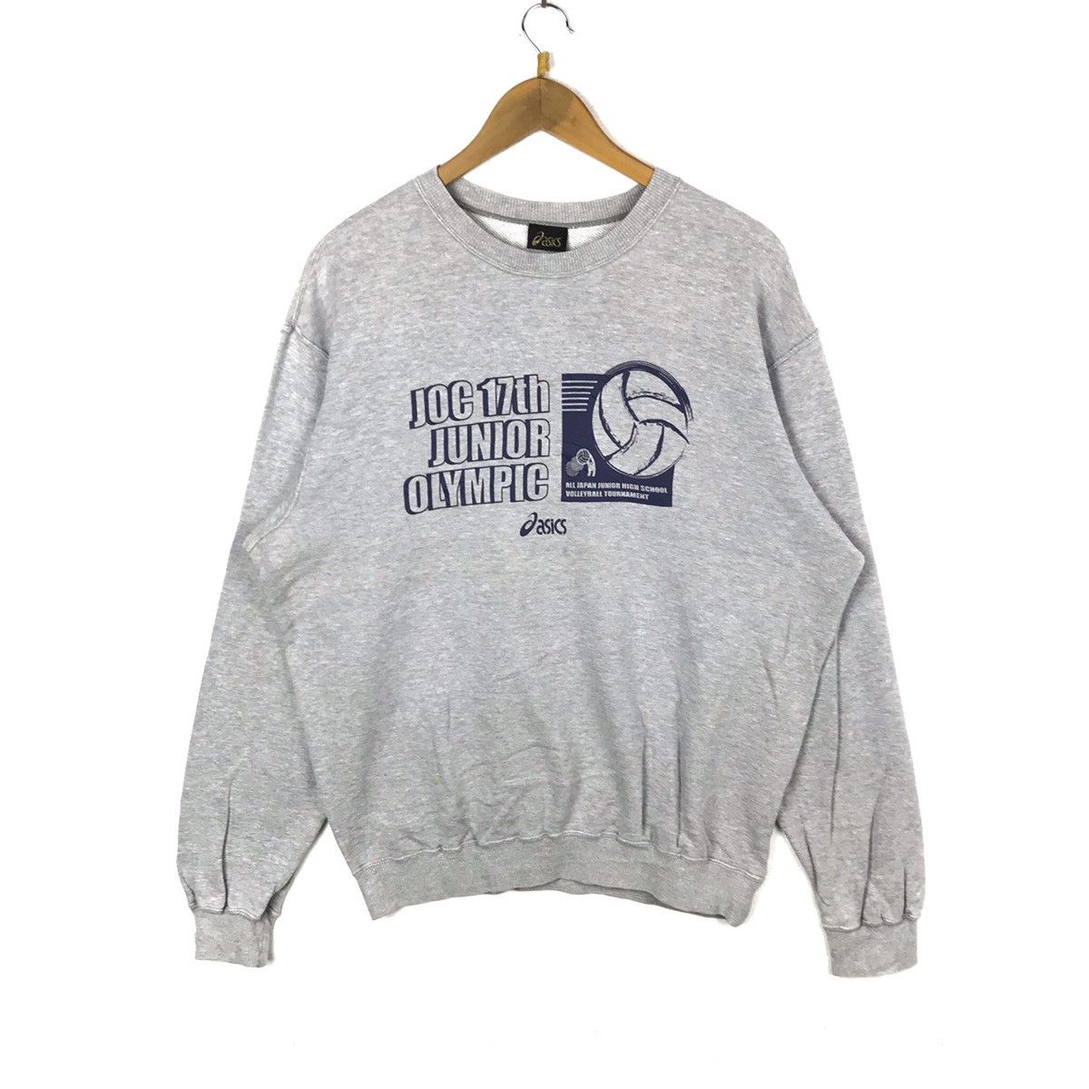 Asics × Vintage Asics Sweatshirt Junior Olympic Volleyball Japan High School Size US M / EU 48-50 / 2 - 1 Thumbnail