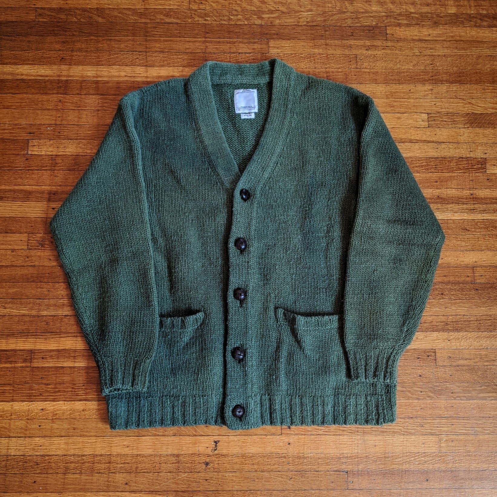 visvim SELMER LONG CARDIGAN （UNEVEN DYE） | nate-hospital.com