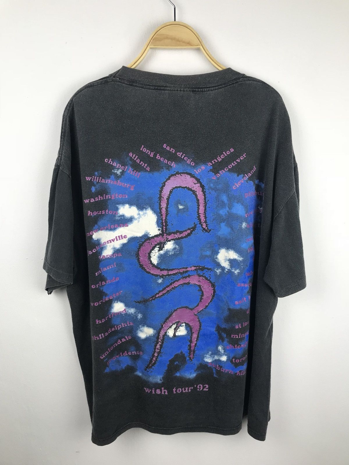 Band Tees The Cure Wish Tour 92 Size US XL / EU 56 / 4 - 2 Thumbnail