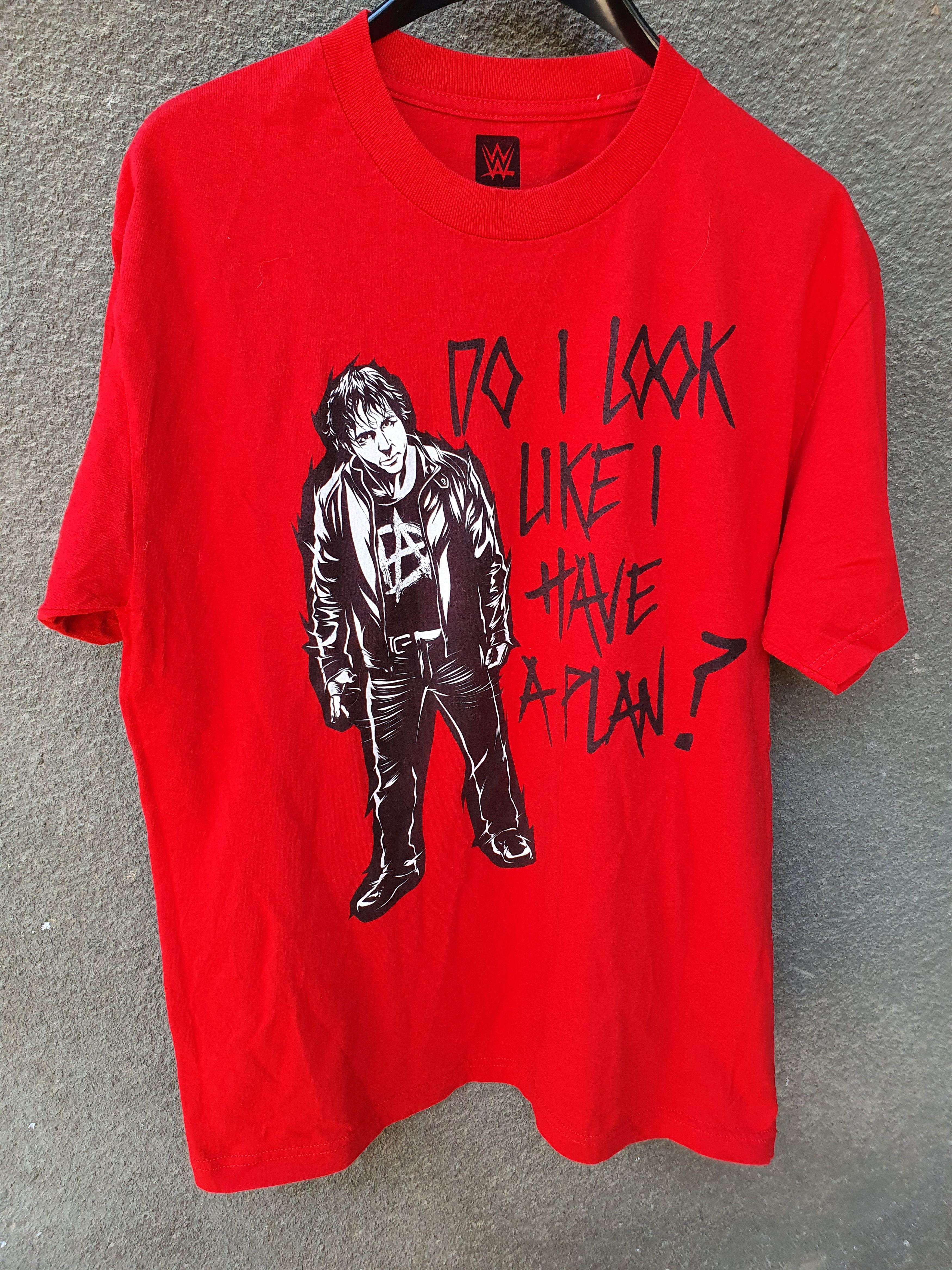 WWE × WWF WWE Dean Ambrose Jon Moxley Do I Look Like I Have A Plan? Size US L / EU 52-54 / 3 - 1 Thumbnail