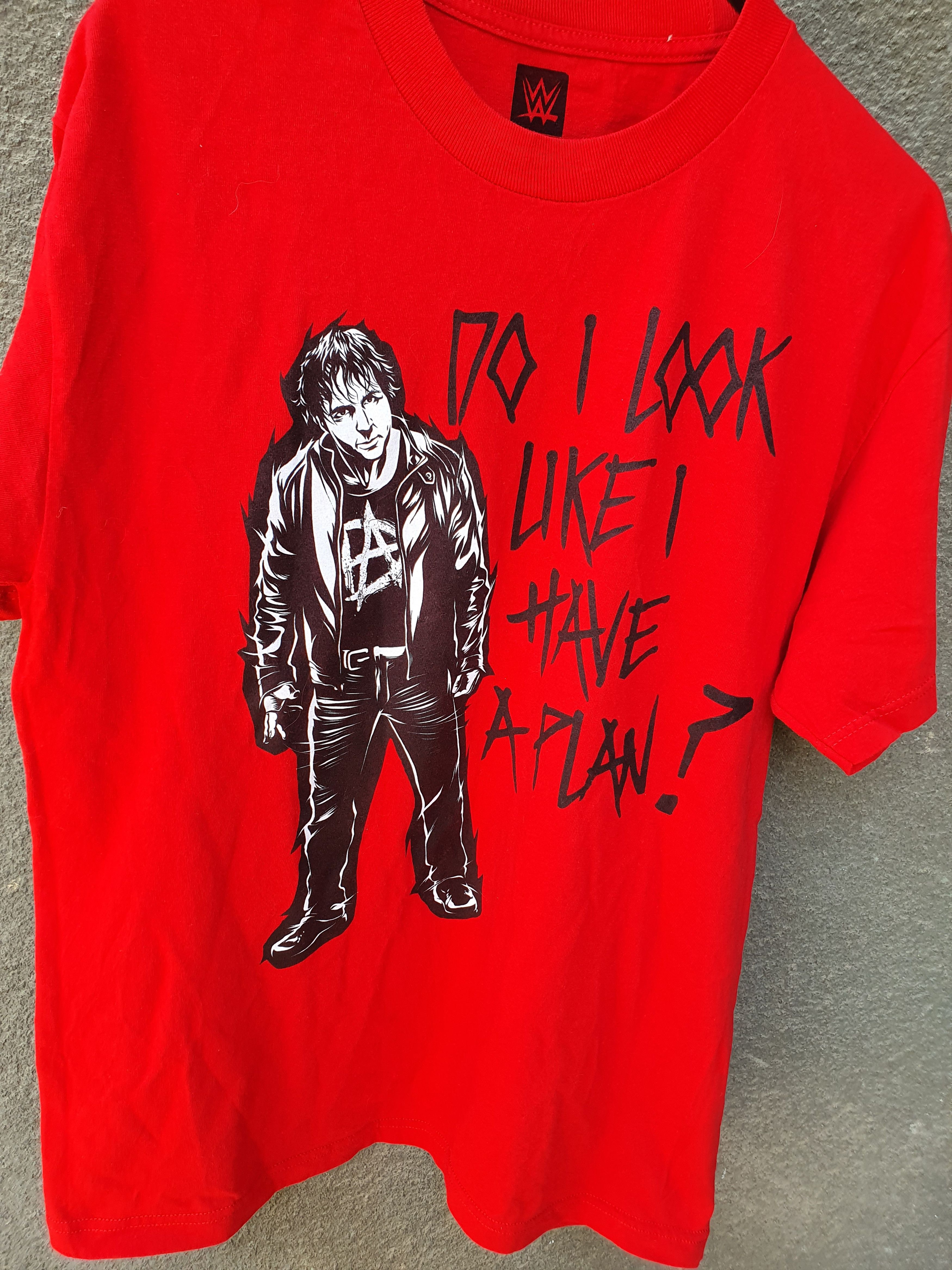 WWE × WWF WWE Dean Ambrose Jon Moxley Do I Look Like I Have A Plan? Size US L / EU 52-54 / 3 - 2 Thumbnail