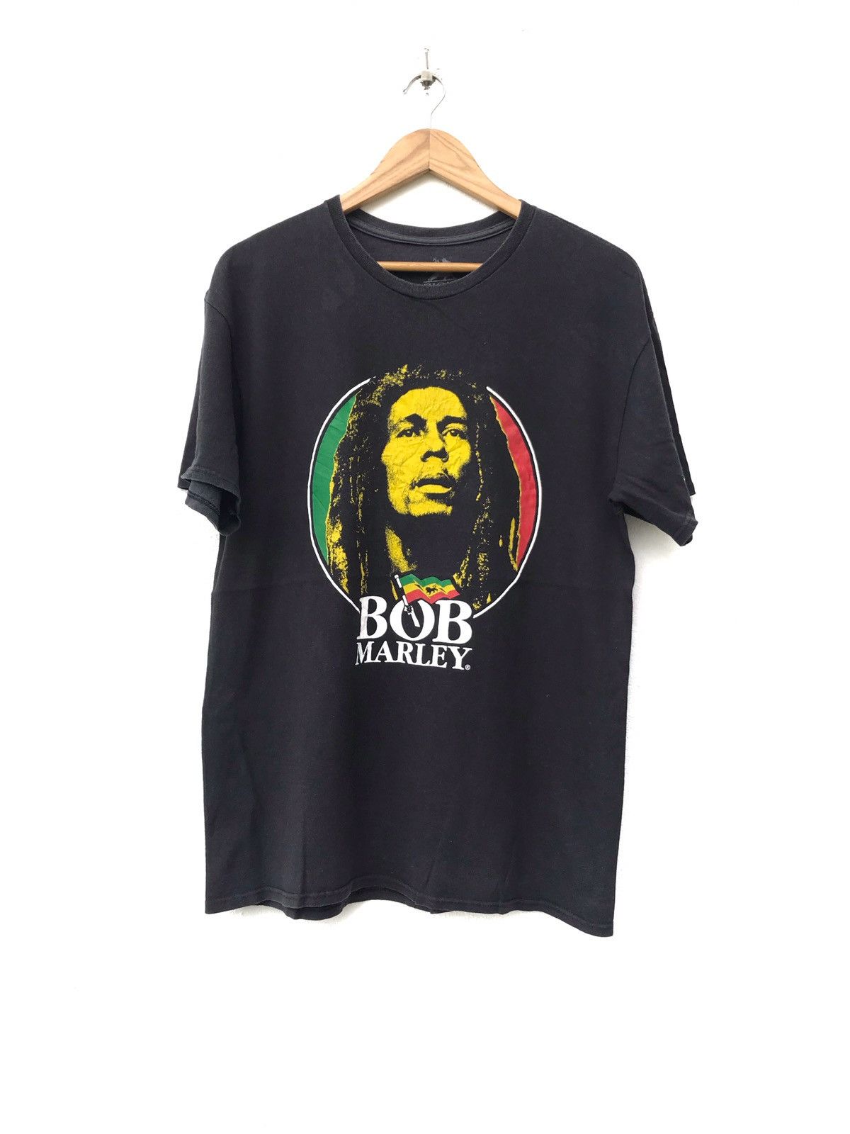 Band Tees × Vintage Rare Design Singer Bob Marley Reggae Rasta Size US L / EU 52-54 / 3 - 1 Thumbnail