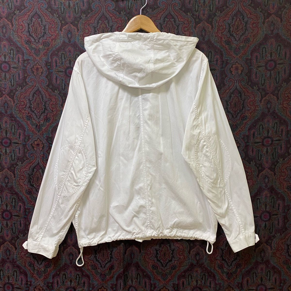 Polo Ralph Lauren × Vintage Ralph lauren polo hoodie zip & button jumper white large Size US L / EU 52-54 / 3 - 2 Thumbnail