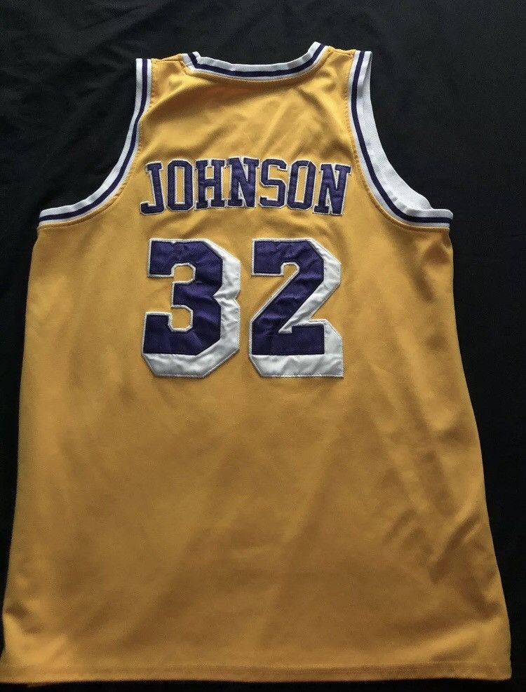 Vintage Magic Johnson Lakers Jersey 79-80 Rookie Size US XL / EU 56 / 4 - 6 Thumbnail