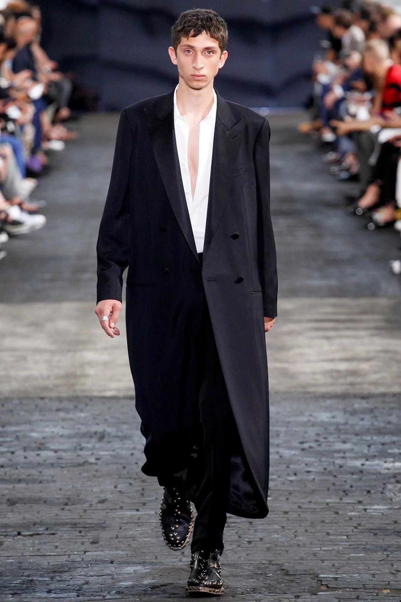 Maison Margiela Margiela SS16 Long Over Coat - Black Size US M / EU 48-50 / 2 - 1 Thumbnail