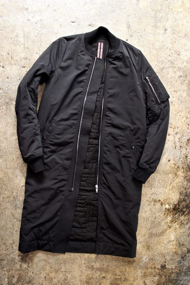 Rick Owens Drkshdw Rick Owens Drkshdw Flight Trench Coat - Black Size US L / EU 52-54 / 3 - 1 Thumbnail
