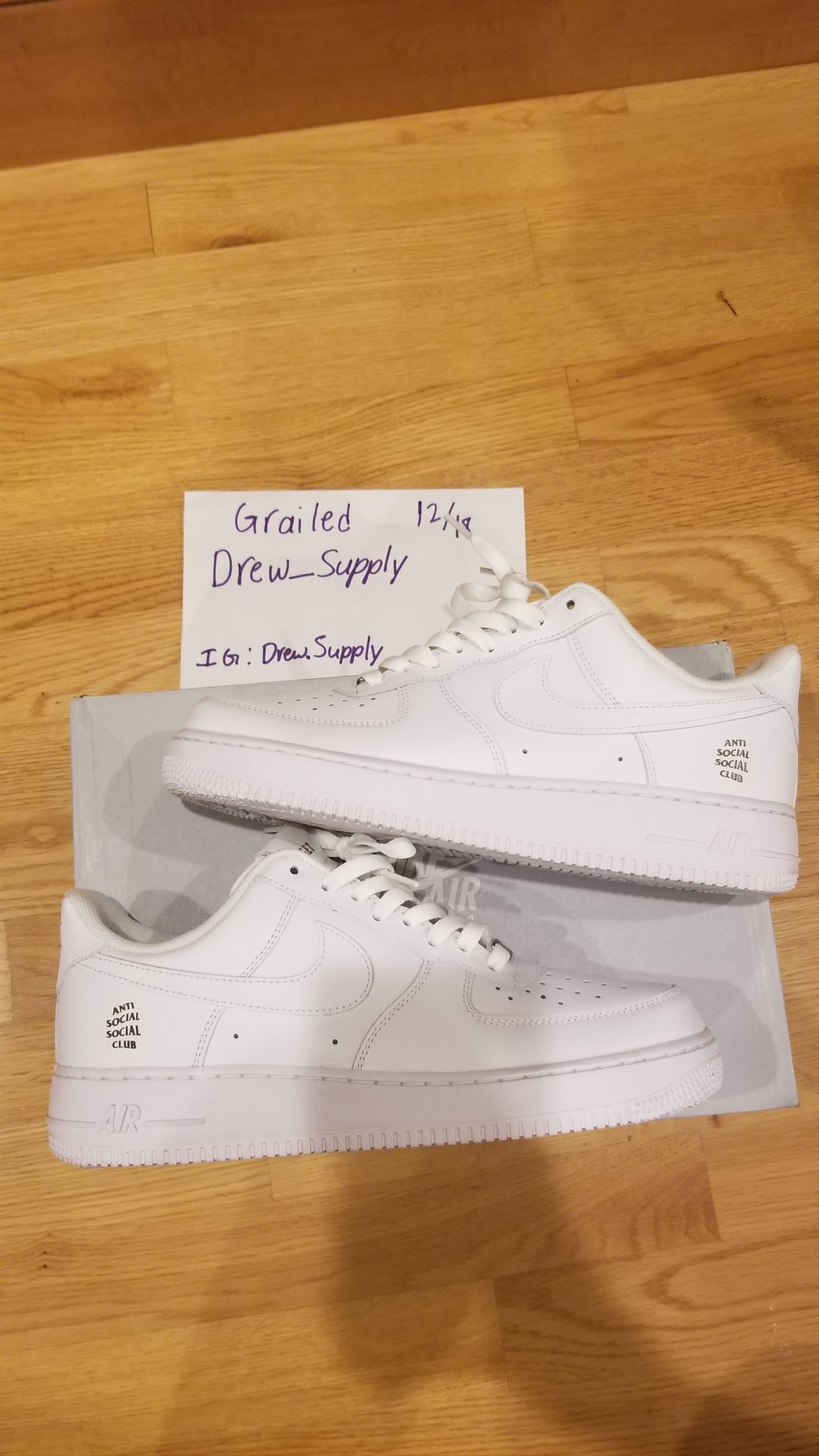 Nike Air Force 1 Low Anti Social Social Club Complexcon Exclusive