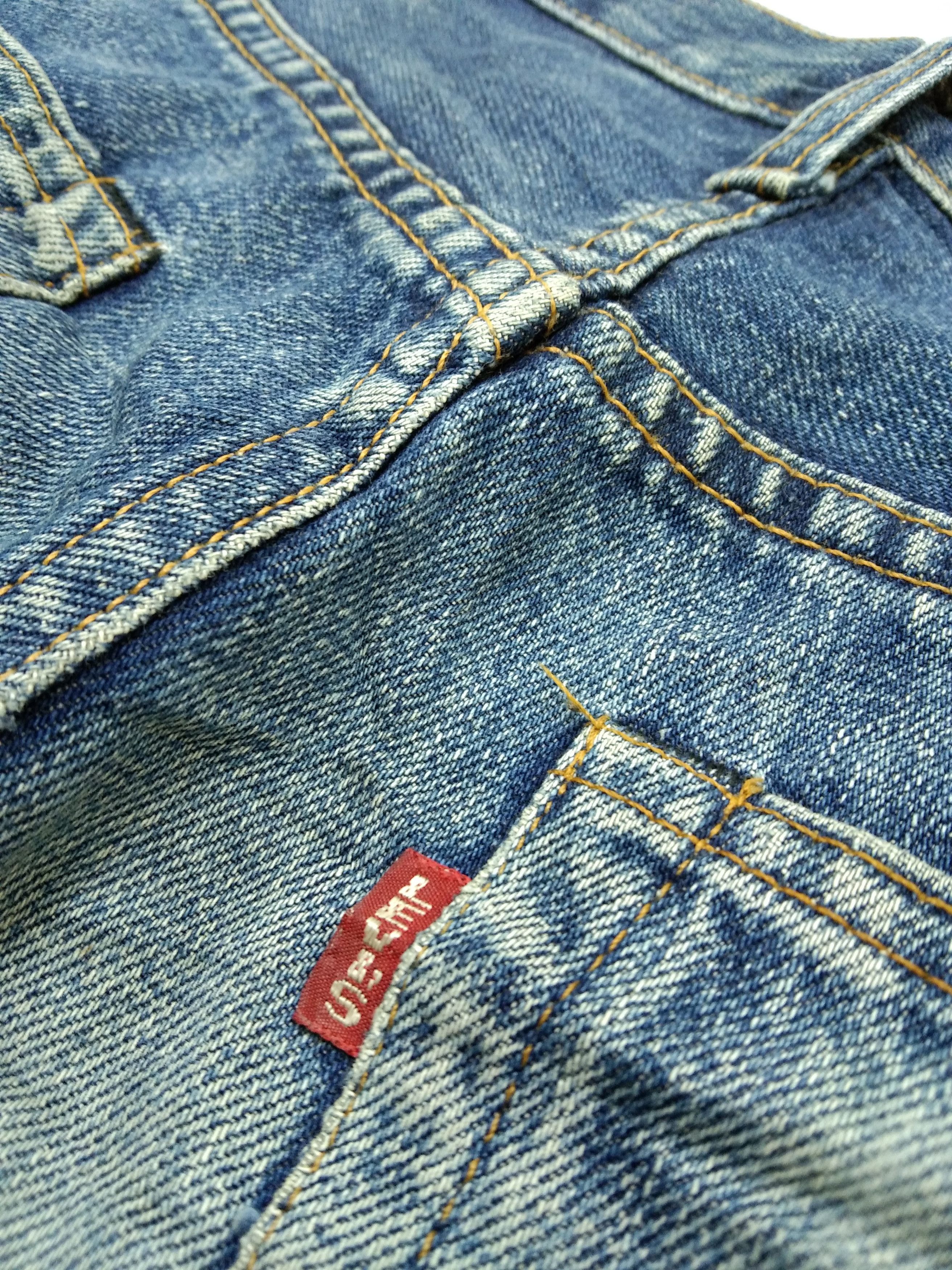 Levi's 90s Vintage Levi's 501 Big E Selvedge Patchwork Denim Jeans Size US 31 - 7 Thumbnail