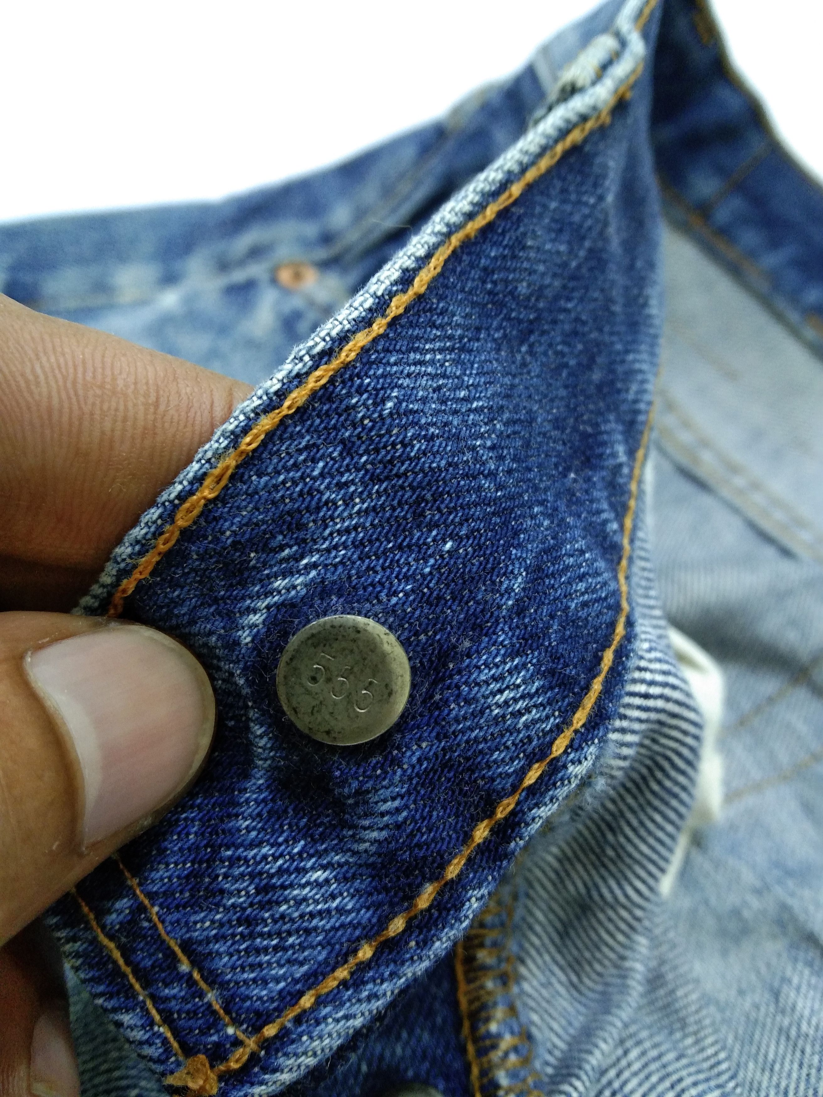 Levi's 90s Vintage Levi's 501 Big E Selvedge Patchwork Denim Jeans Size US 31 - 11 Thumbnail