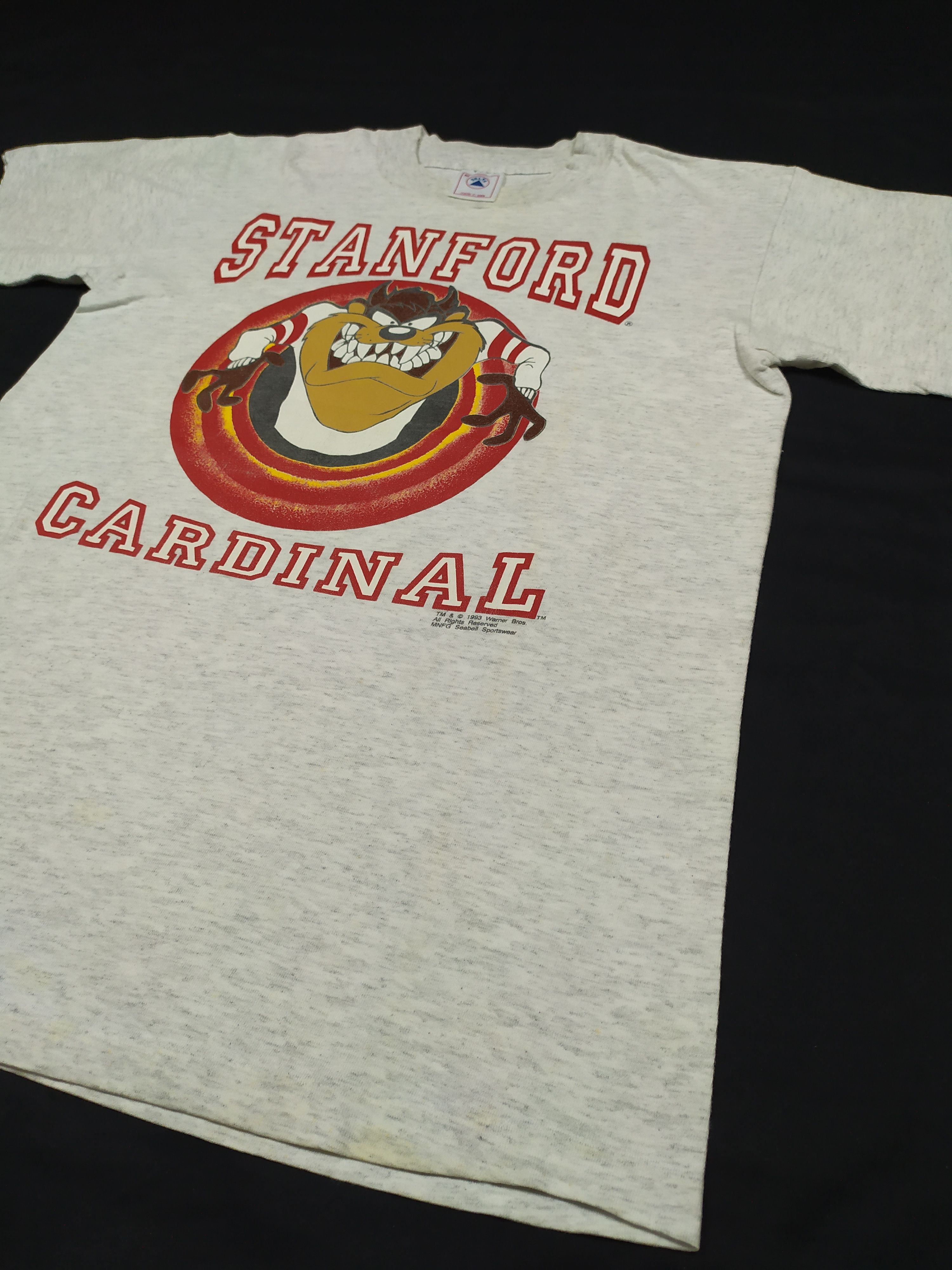 Vintage VINTAGE TAZ MANIA EVILS STANFORD CARDINAL 1993 T SHIRT Size US M / EU 48-50 / 2 - 9 Thumbnail