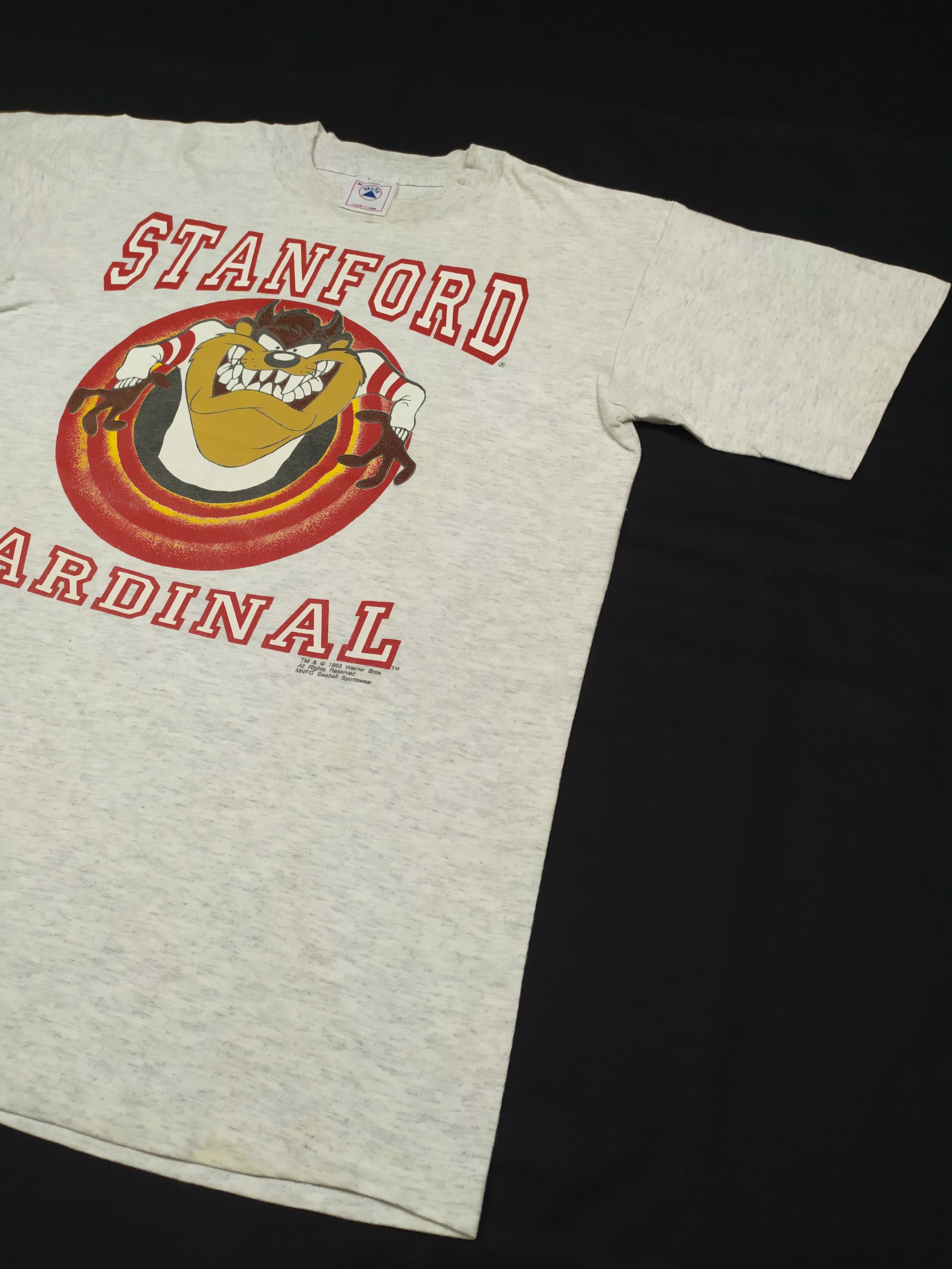 Vintage VINTAGE TAZ MANIA EVILS STANFORD CARDINAL 1993 T SHIRT Size US M / EU 48-50 / 2 - 5 Thumbnail