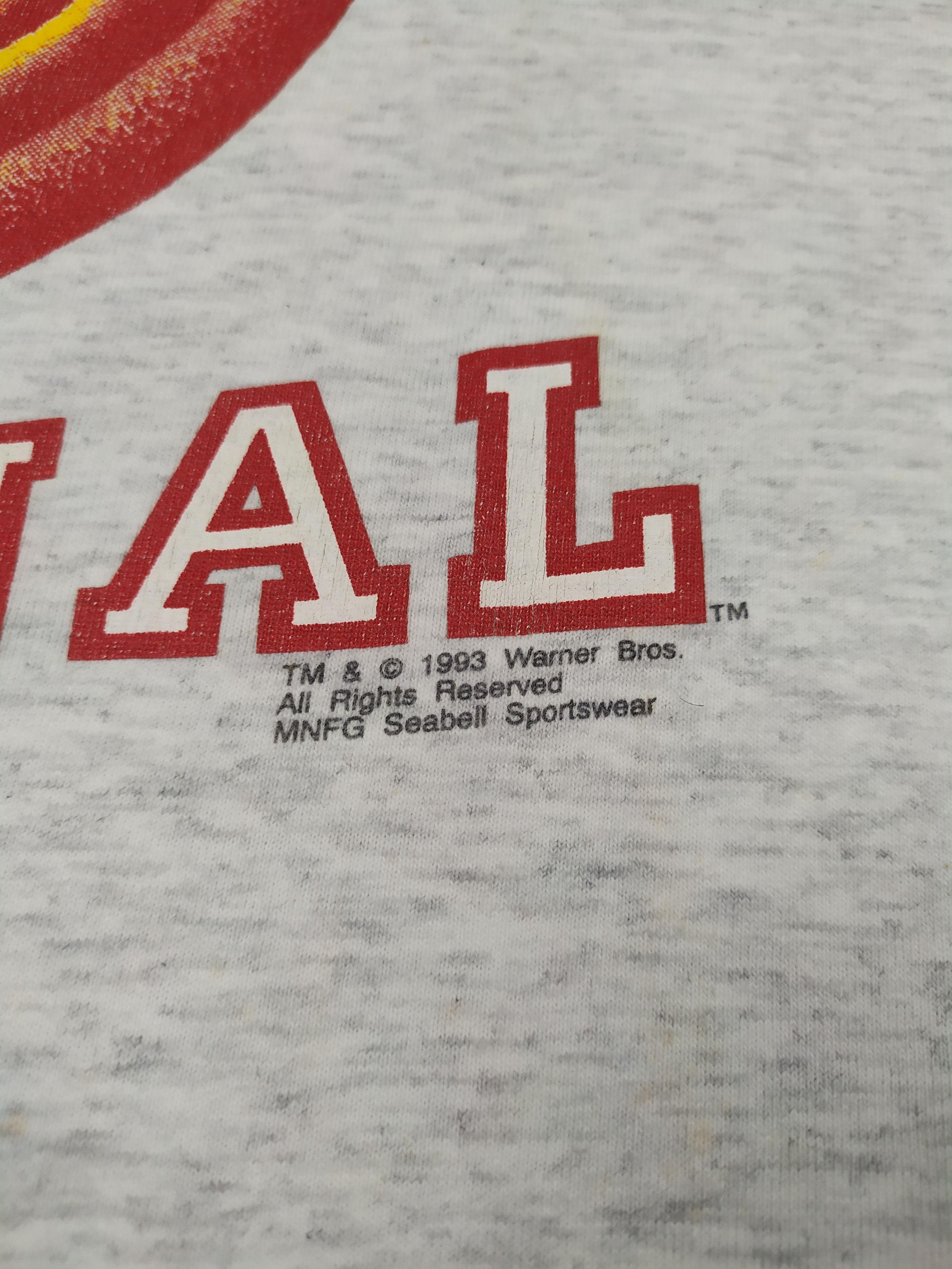 Vintage VINTAGE TAZ MANIA EVILS STANFORD CARDINAL 1993 T SHIRT Size US M / EU 48-50 / 2 - 4 Thumbnail