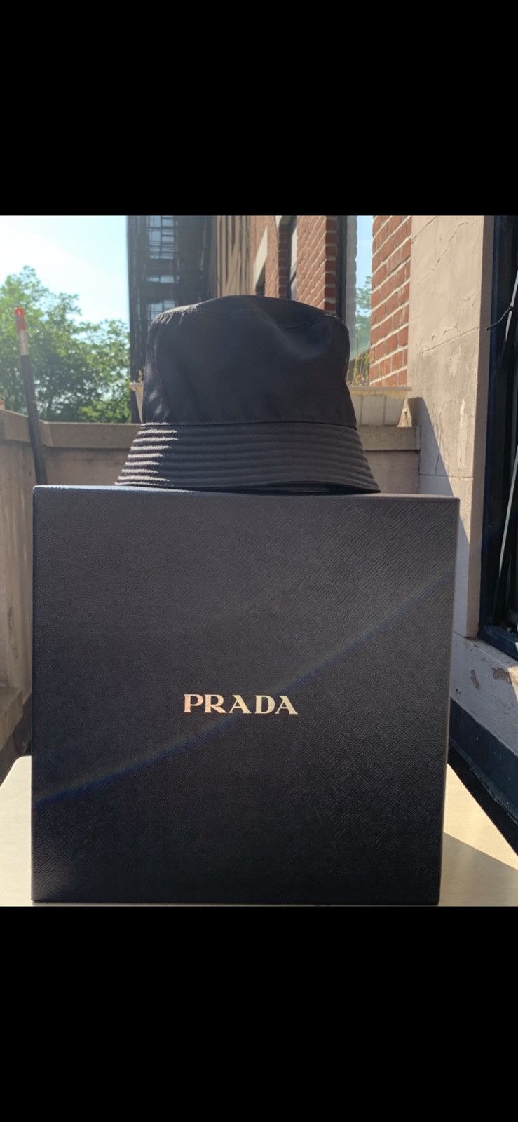Prada Prada nylon bucket hat SS/19 Size ONE SIZE - 3 Thumbnail