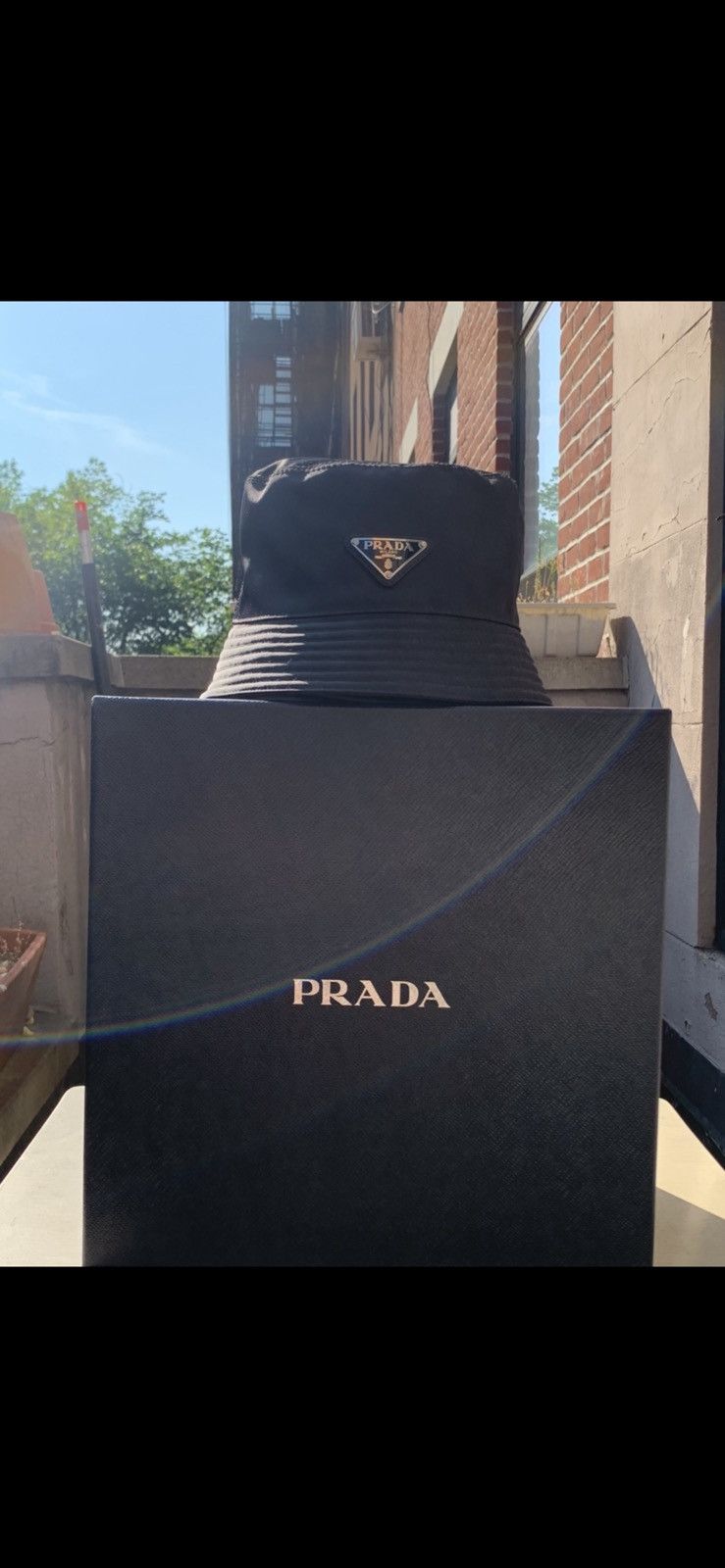 Prada Prada nylon bucket hat SS/19 Size ONE SIZE - 1 Thumbnail