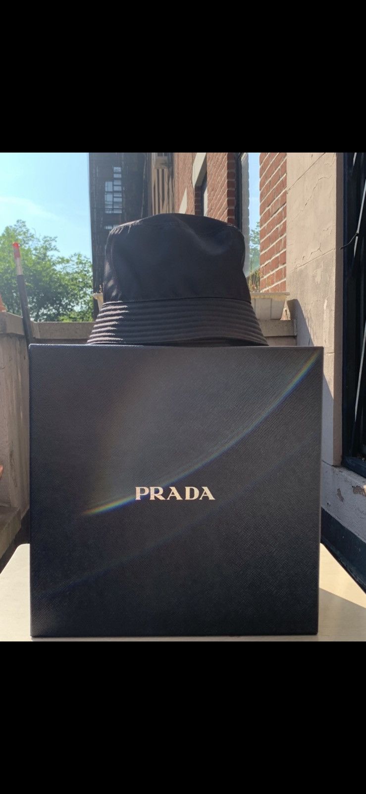 Prada Prada nylon bucket hat SS/19 Size ONE SIZE - 2 Thumbnail