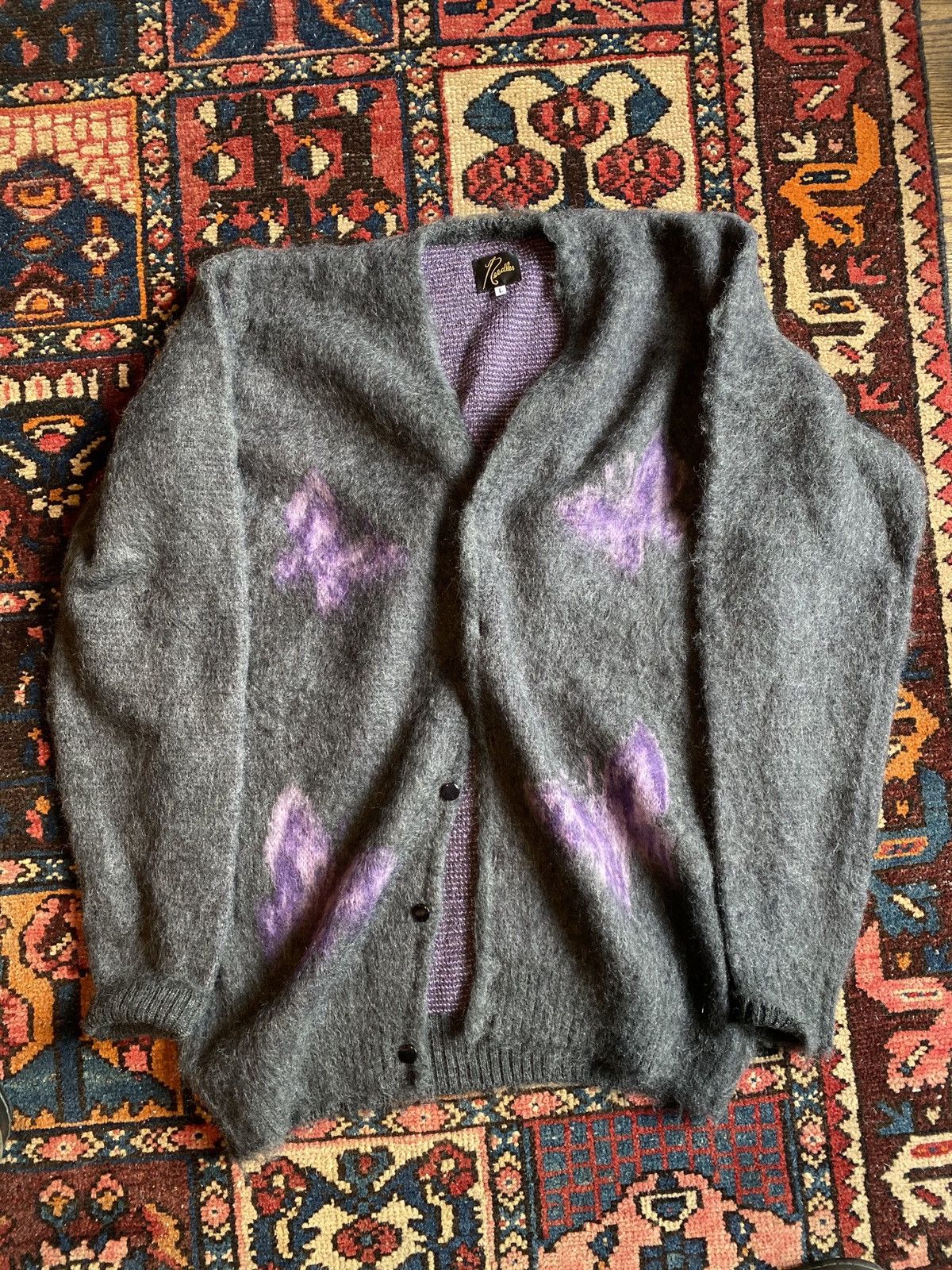 Needles Needles Butterfly Mohair Cardigan Size L Size US L / EU 52-54 / 3 - 1 Thumbnail