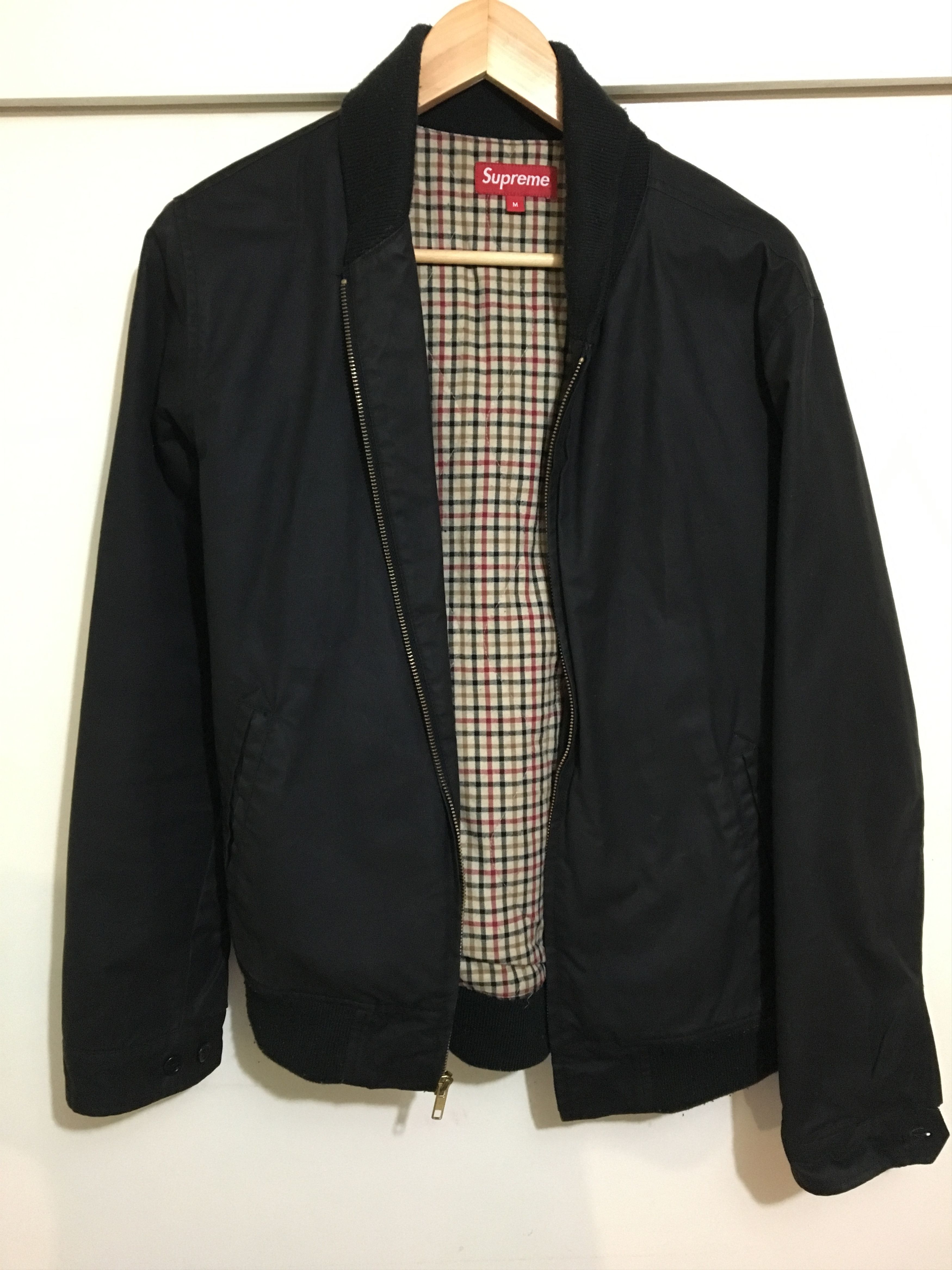 Supreme Supreme X British millerain waxed club jacket | Grailed