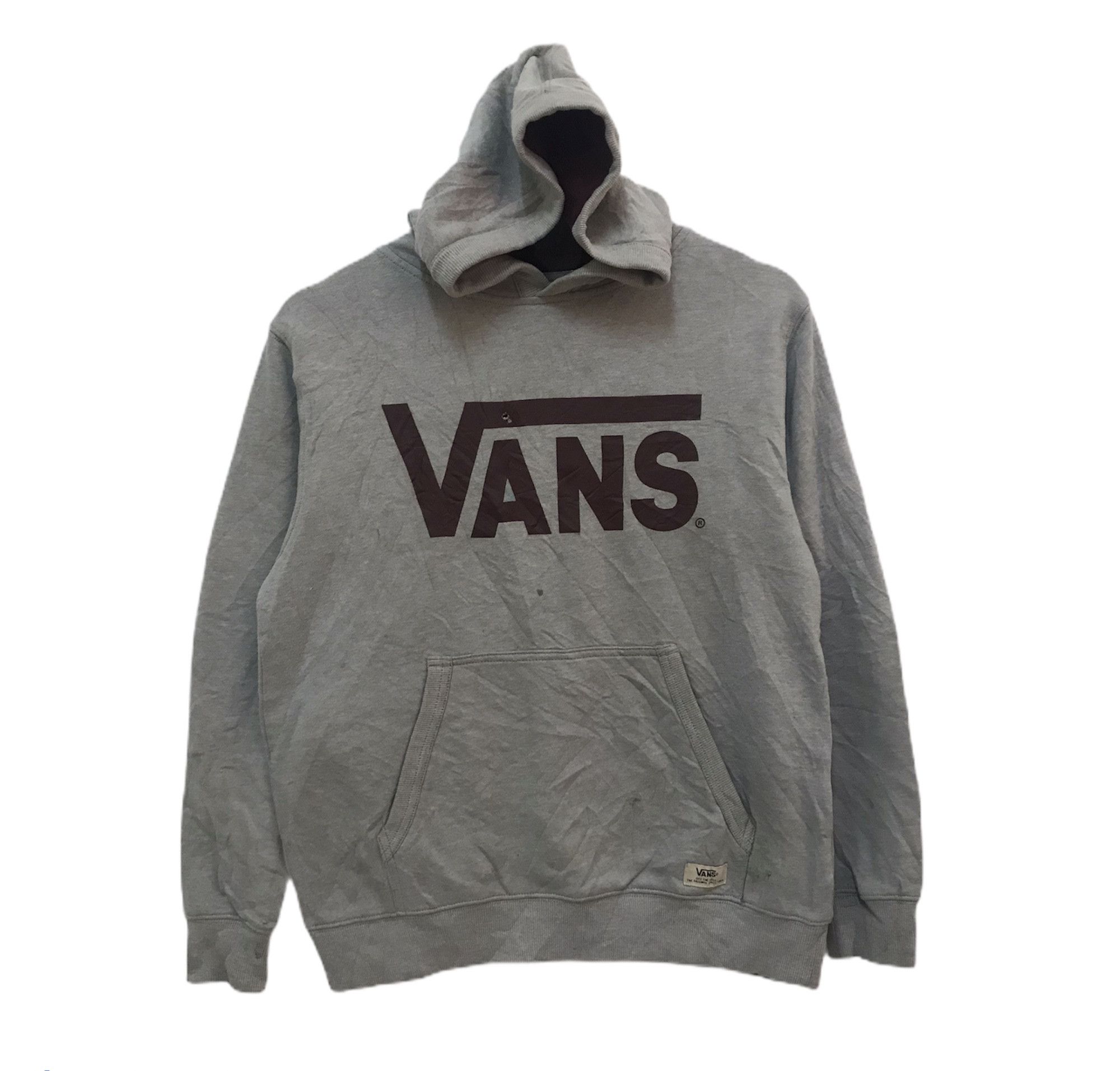 Vans Vans Big Logo Hoodie Gray Long Sleeve Sweatshirt Size US M / EU 48-50 / 2 - 1 Thumbnail