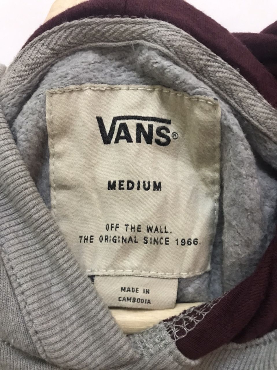 Vans Vans Big Logo Hoodie Gray Long Sleeve Sweatshirt Size US M / EU 48-50 / 2 - 4 Thumbnail