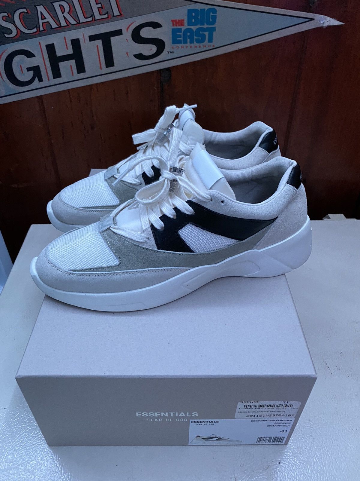 fear of god distance runner black