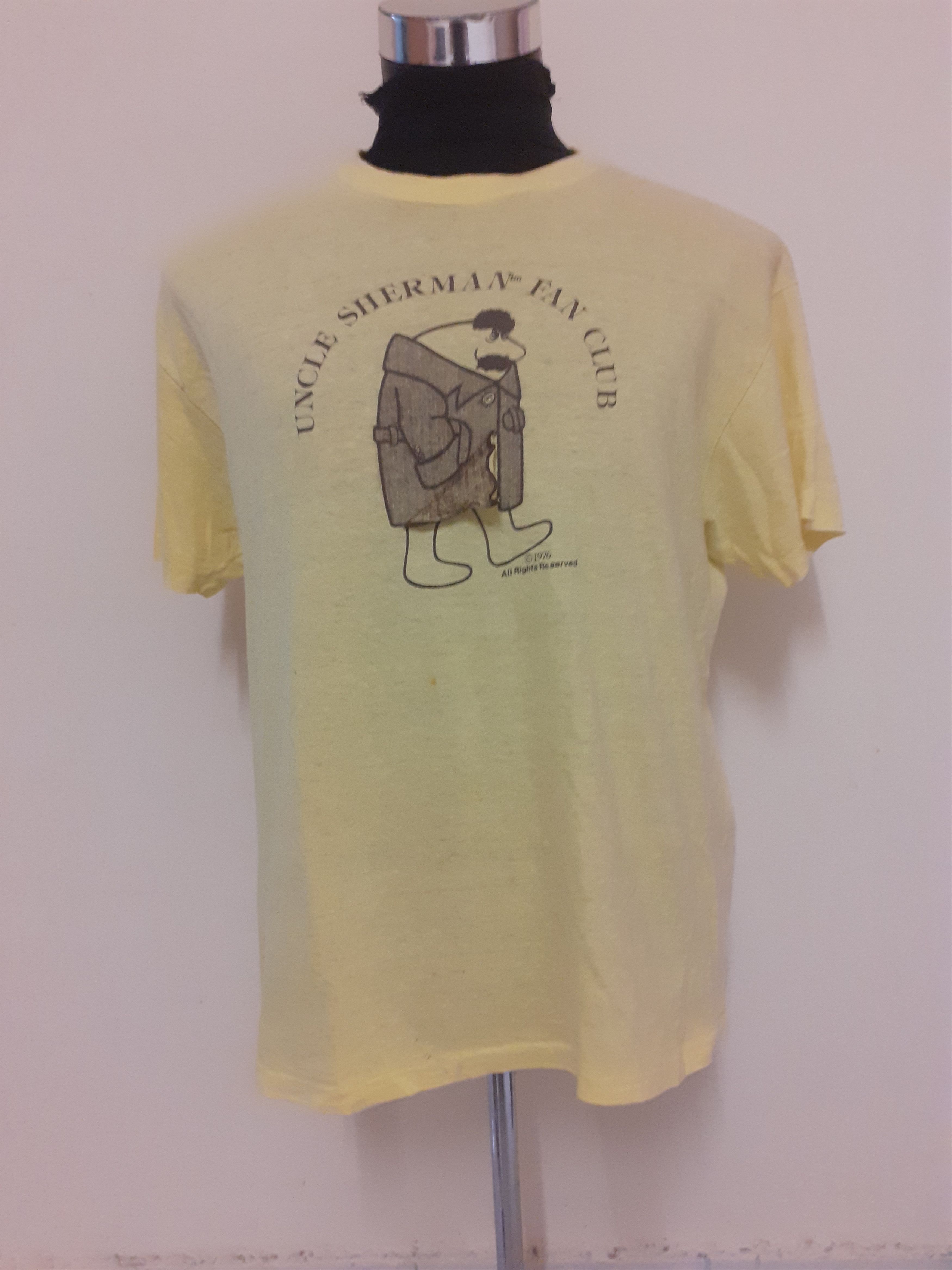 Vintage Very Rare 70s Uncle Sherman Fan Club T Shirt | Grailed