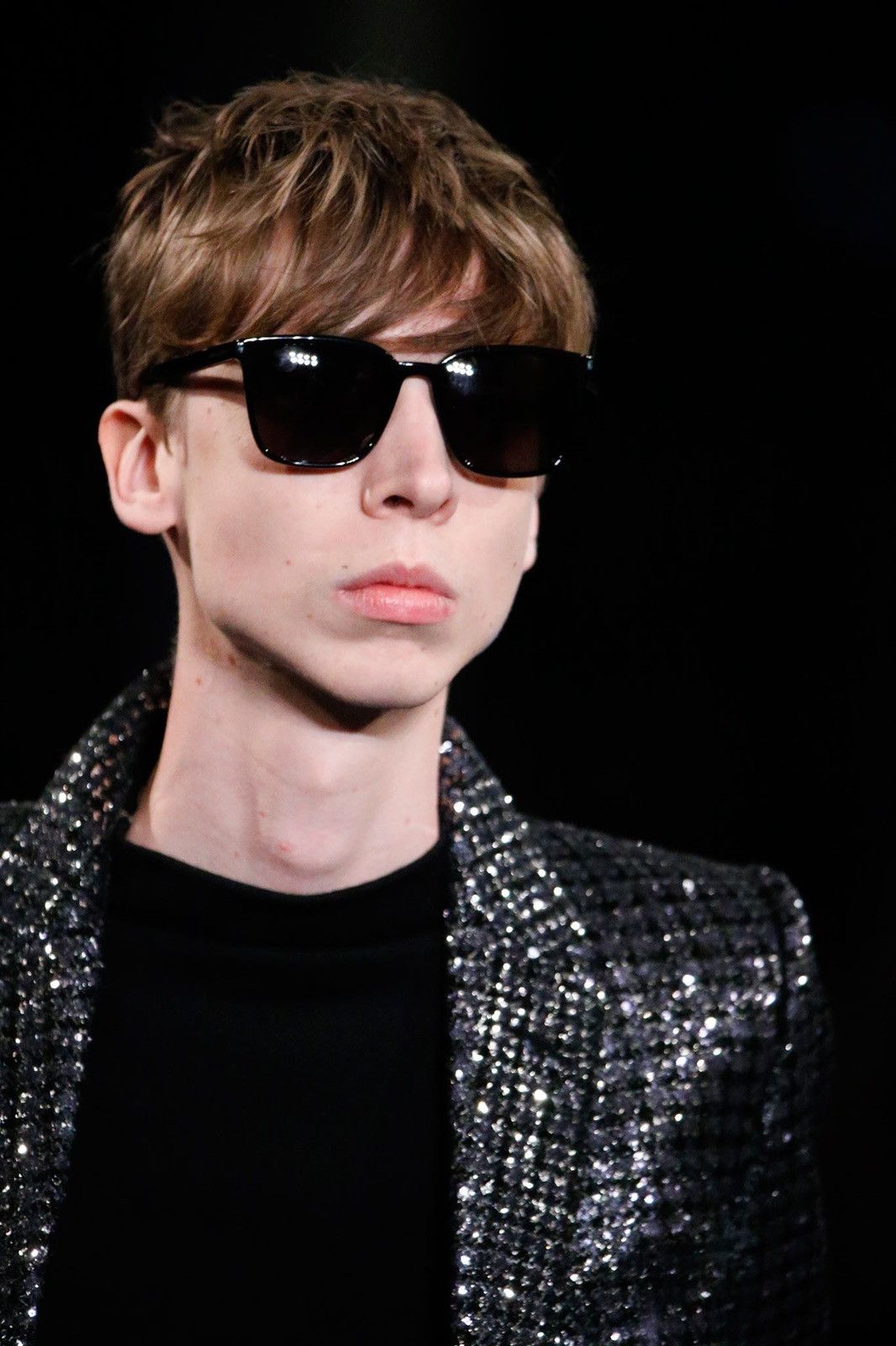 Hedi Slimane × Saint Laurent Paris 15FW Sequins Emboridered Blazer sz46 Size 46R - 10 Thumbnail