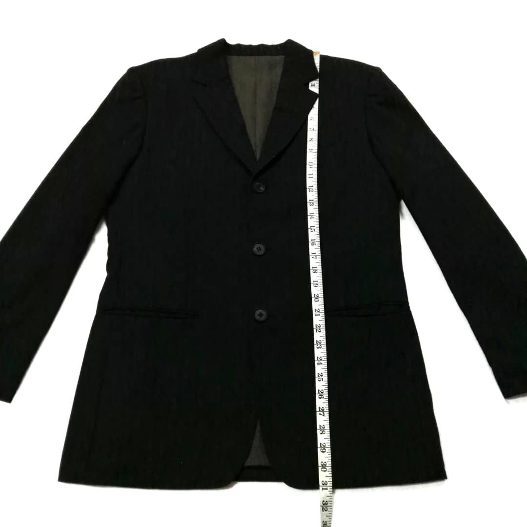 Jean Paul Gaultier Jean Paul Gaultier black striped blazer Size 50R - 9 Thumbnail