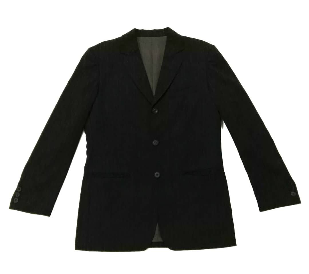 Jean Paul Gaultier Jean Paul Gaultier black striped blazer Size 50R - 1 Thumbnail