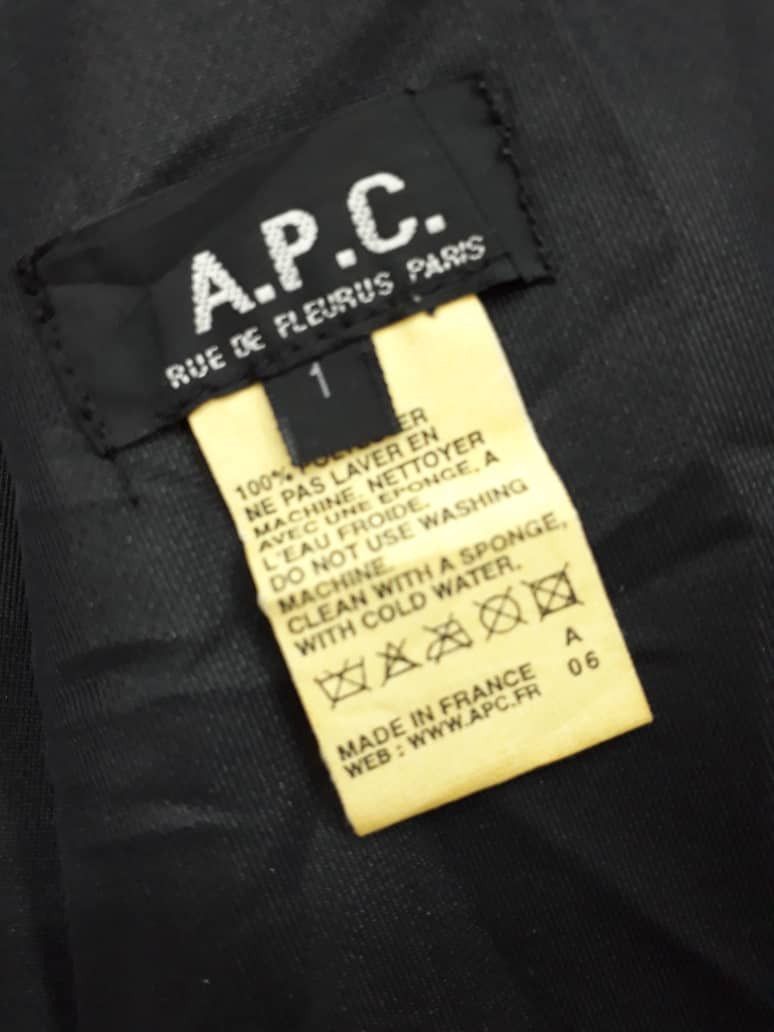 A.P.C. A.P.C Black Jacket Size US M / EU 48-50 / 2 - 8 Thumbnail