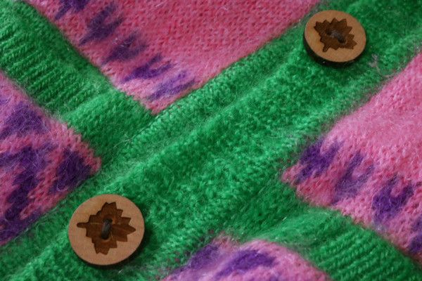 Comme des Garcons Ganryu CdG A/W 2011 loose mohair patterned cardigan Size US L / EU 52-54 / 3 - 5 Thumbnail
