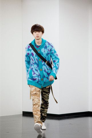 Comme des Garcons Ganryu CdG A/W 2011 loose mohair patterned cardigan Size US L / EU 52-54 / 3 - 8 Thumbnail
