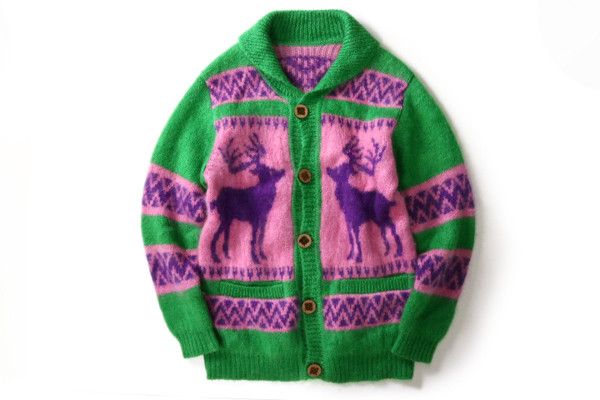 Comme des Garcons Ganryu CdG A/W 2011 loose mohair patterned cardigan Size US L / EU 52-54 / 3 - 1 Thumbnail
