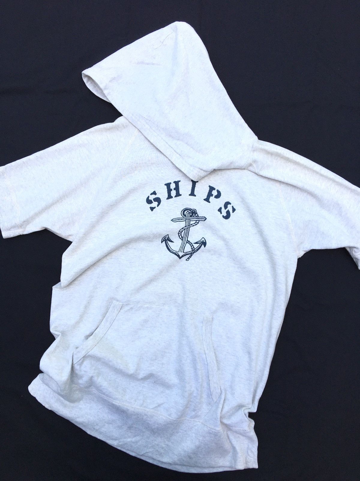 SHIPS Vintage SHIPS Hoodie Sweatshirt Short Sleeve Size US L / EU 52-54 / 3 - 1 Thumbnail