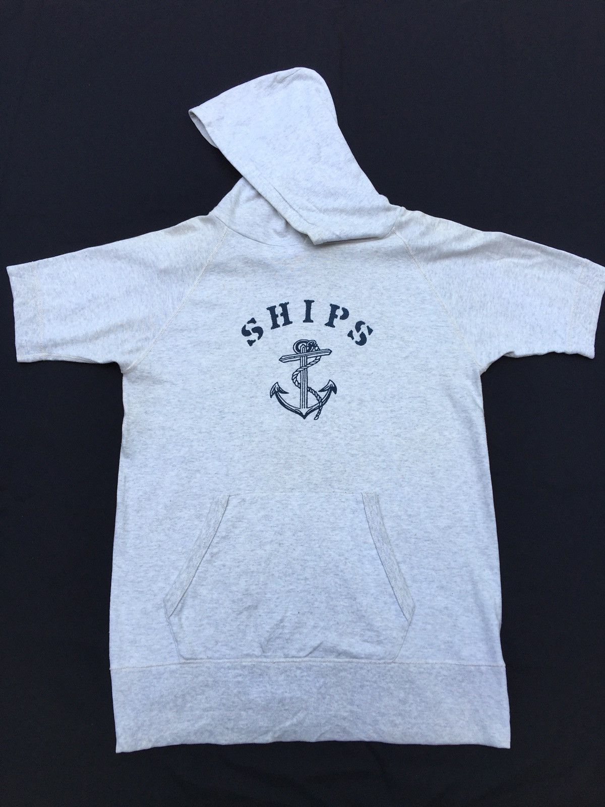 SHIPS Vintage SHIPS Hoodie Sweatshirt Short Sleeve Size US L / EU 52-54 / 3 - 5 Thumbnail