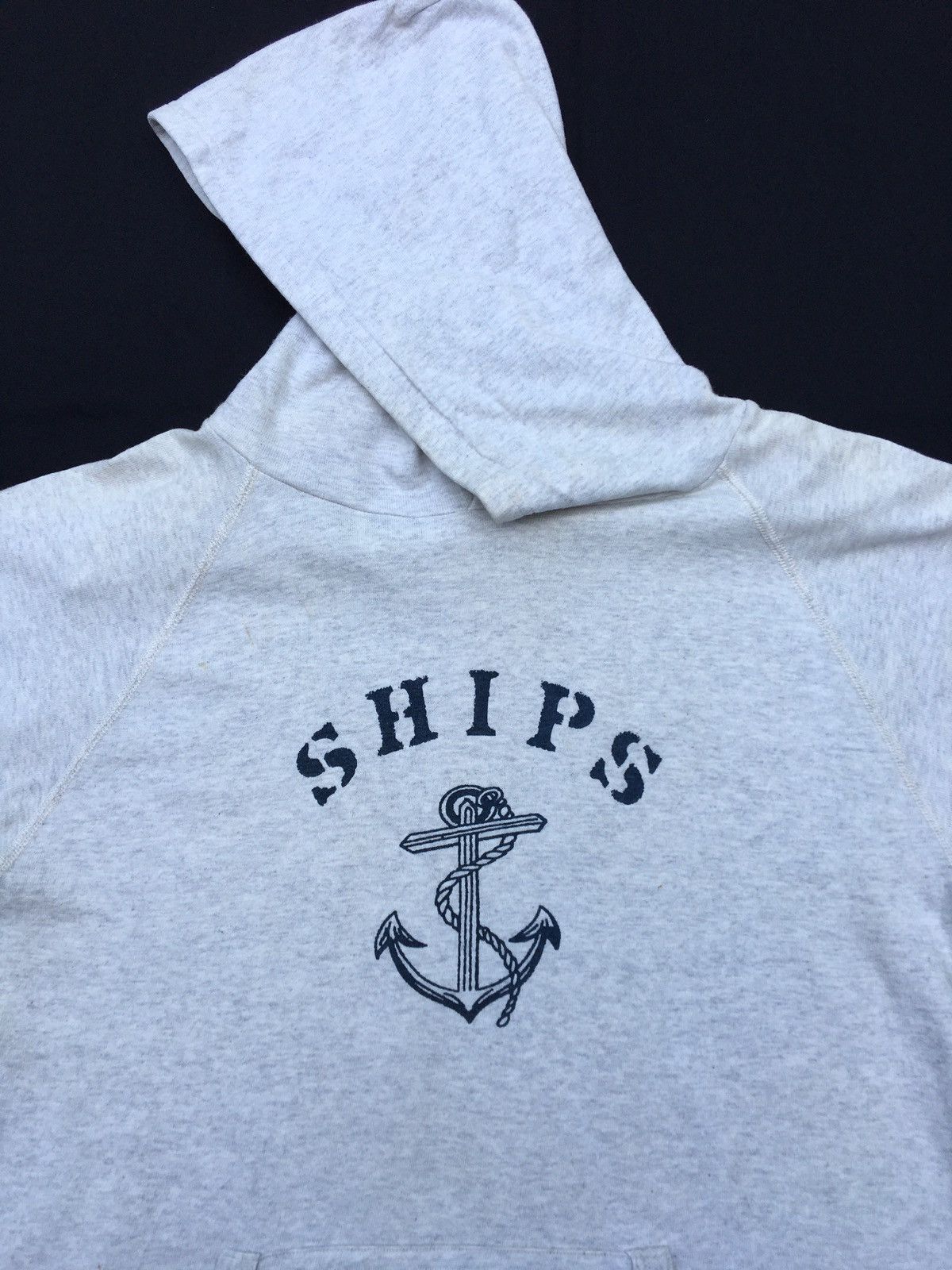 SHIPS Vintage SHIPS Hoodie Sweatshirt Short Sleeve Size US L / EU 52-54 / 3 - 4 Thumbnail