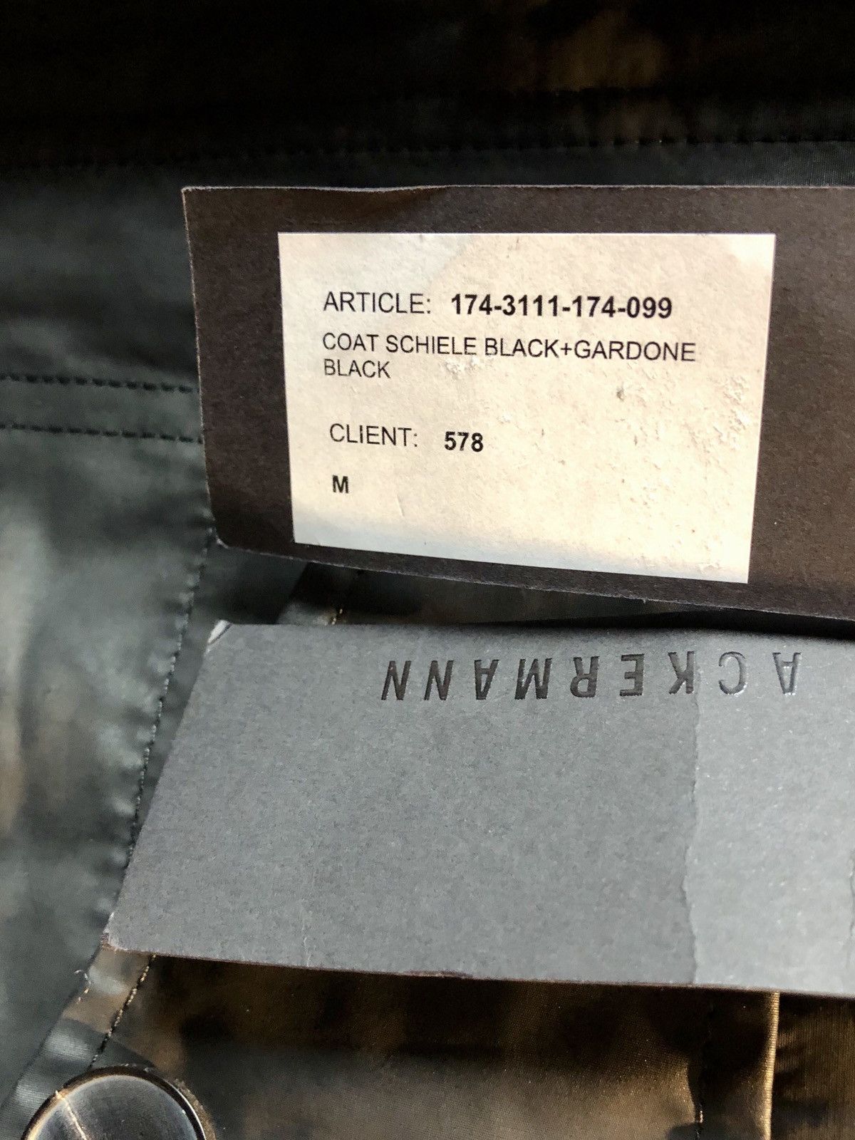 Haider Ackermann LAST DROP Waxed Black Cupro Blend Grey Belt Oversized Parka Size US M / EU 48-50 / 2 - 18 Thumbnail